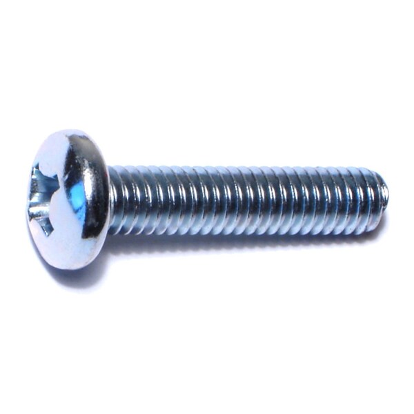 Midwest Fastener 5/16"-18 x 1-1/2 in Phillips Pan Machine Screw, Zinc Plated Steel, 50 PK 54754 - main
